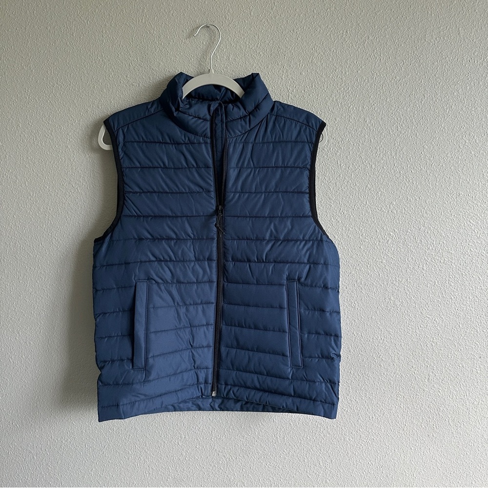 NWT Men’s Aeropostale Blue Puff Zip Vest Small